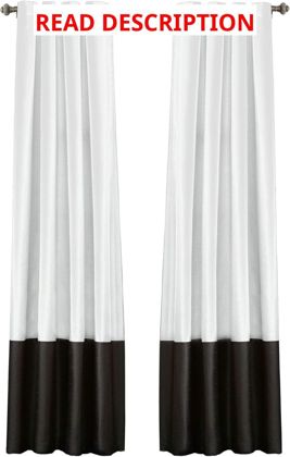 Lush Decor Prima Curtain Panels 54"W x 95"L