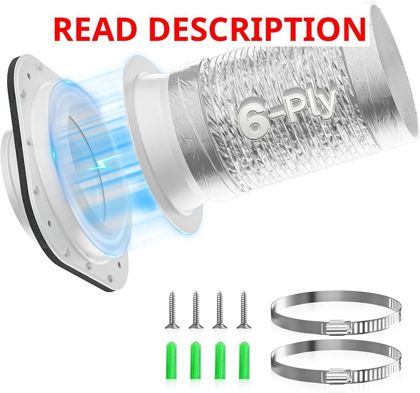Hon&Guan Dryer Vent Kit DV180 4" Hose