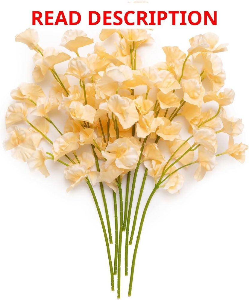 Ling's moment Sweet Pea Fake Flowers 17"