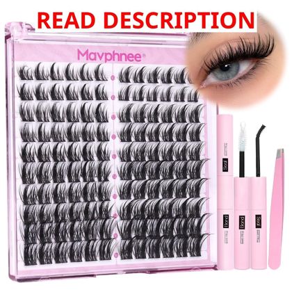 Mavphnee Lash Clusters Kit 120 Pcs 10-16mm