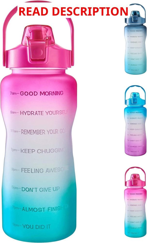 EYQ 64oz/128oz Leakproof Water Bottle