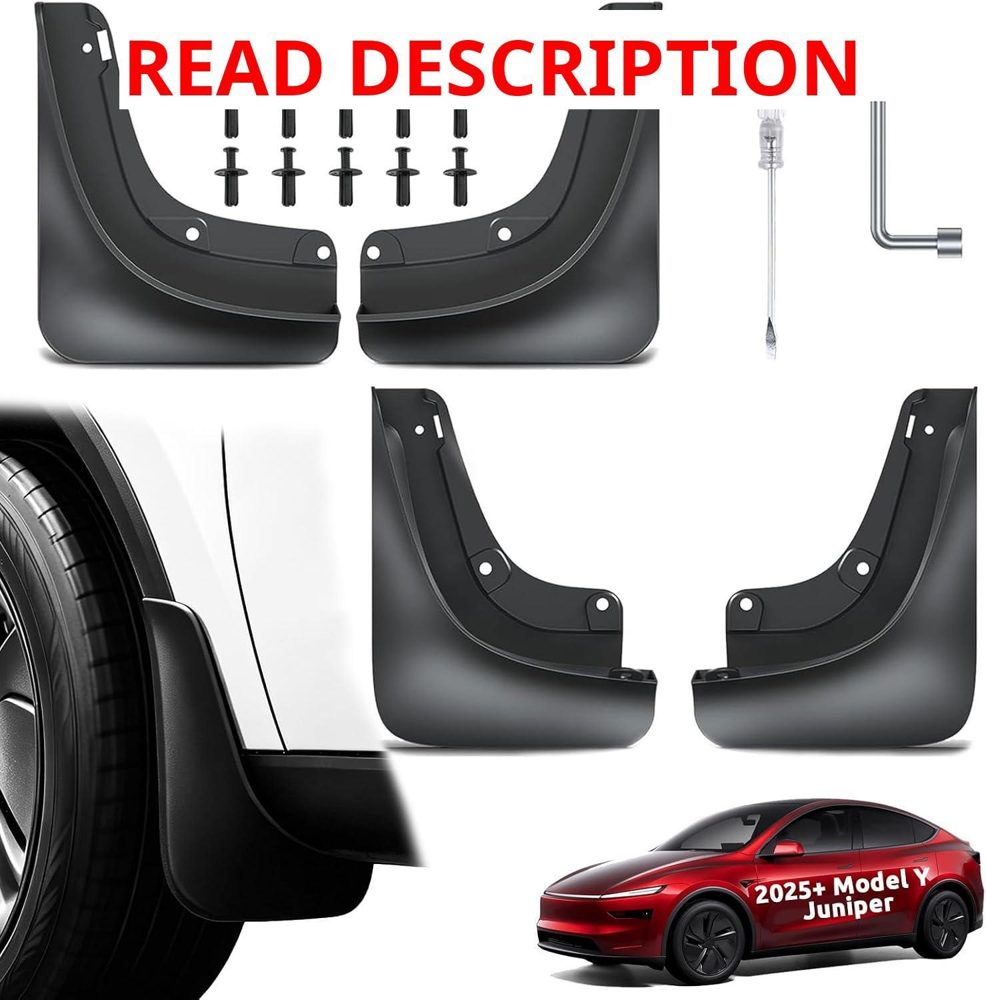 Tesla Model Y Juniper Mud Flaps (Set 4)