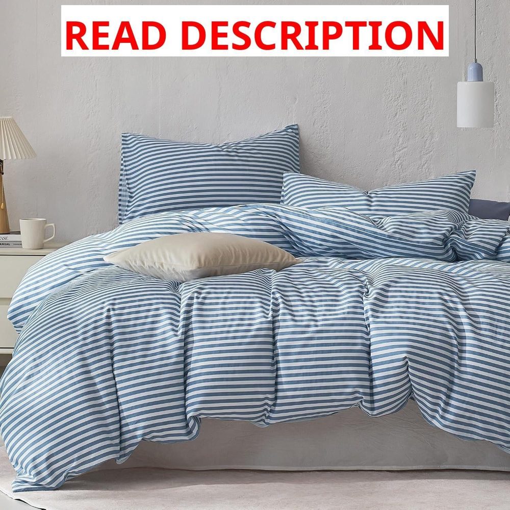 JELLYMONI 100% Cotton Duvet Cover Set