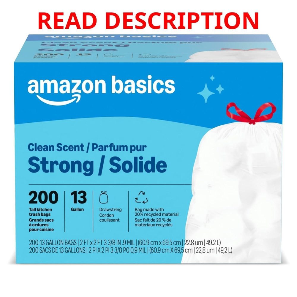 Scented Trash Bags 13 Gal 200 Count