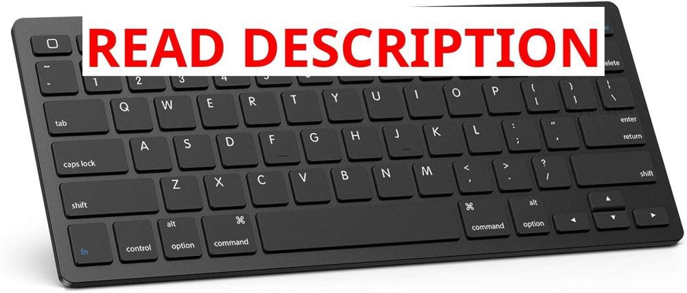 OMOTON Ultra-Slim Bluetooth Keyboard for iPad