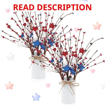 SiliFine Patriotic Centerpieces (2)