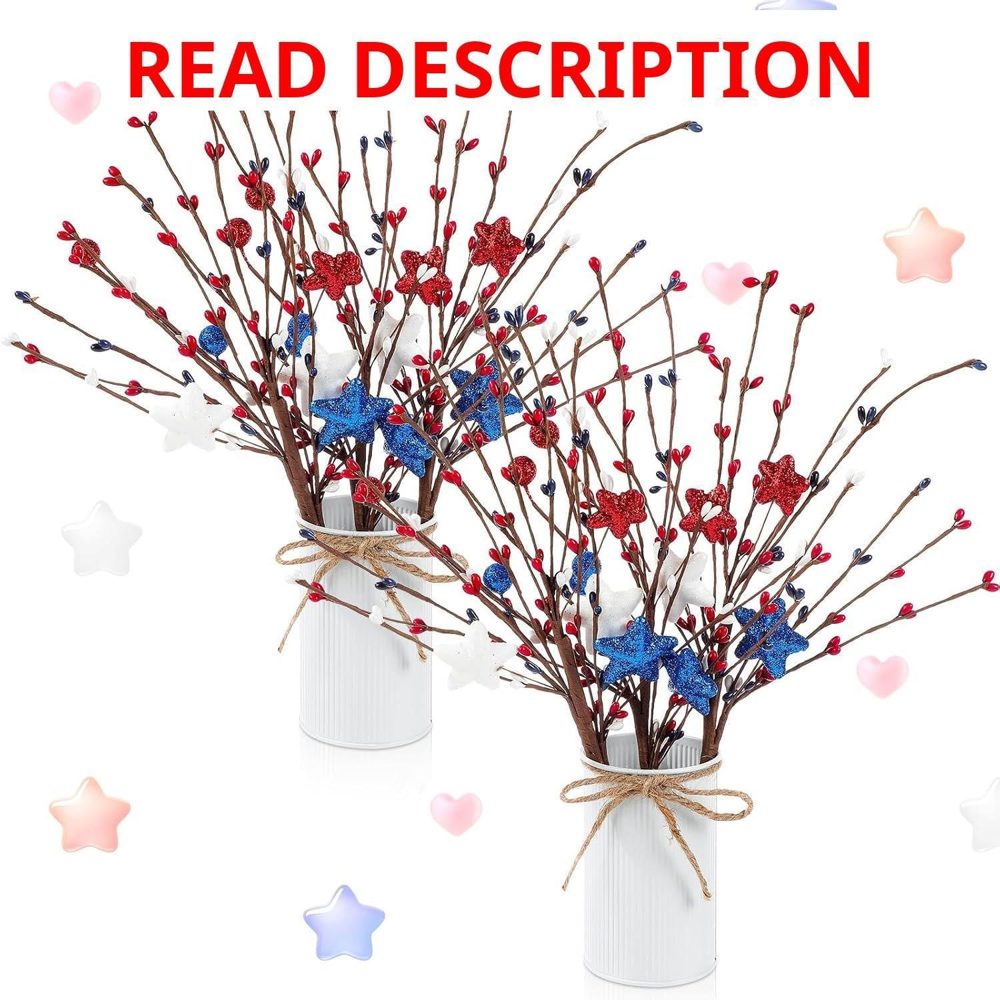 SiliFine Patriotic Centerpieces (2)