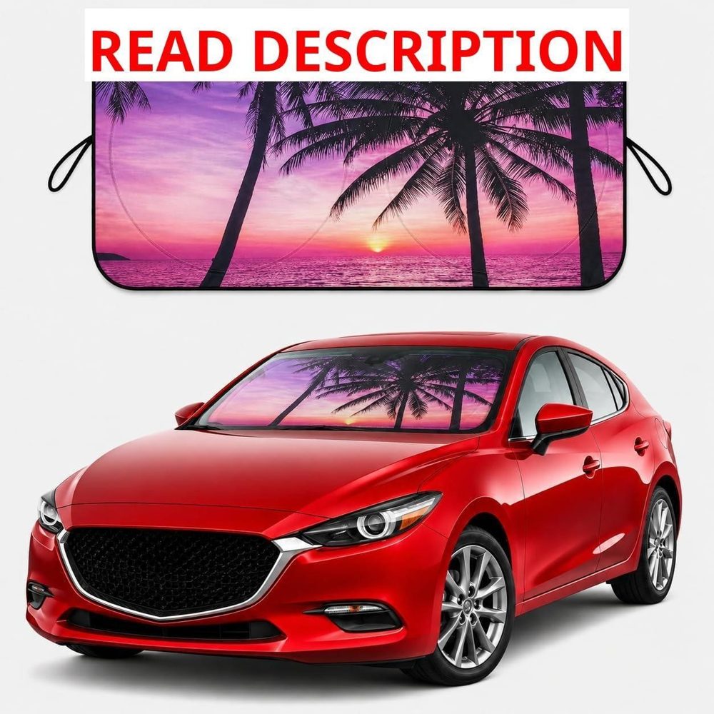 Car Windshield Sun Shade - Universal Fit