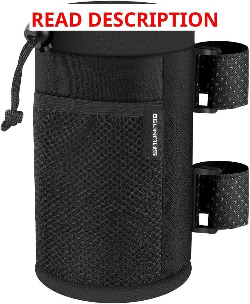 Belinous Scooter Cup Holder for 8-32oz Bottles