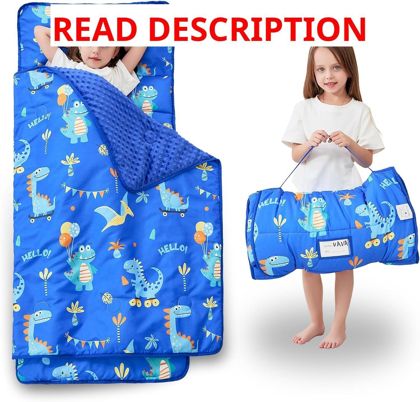 Lasoftan Toddler Nap Mat with Pillow & Blanket