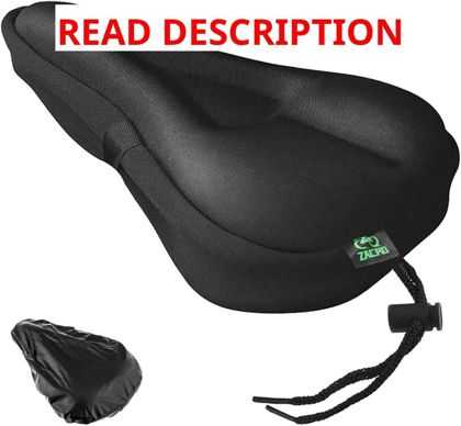 Zacro Gel Padded Bike Seat Cover for Peloton