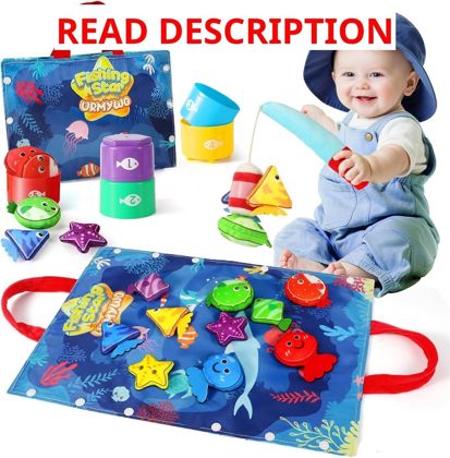 Montessori Toys 1-2 Years Old Fishing Game