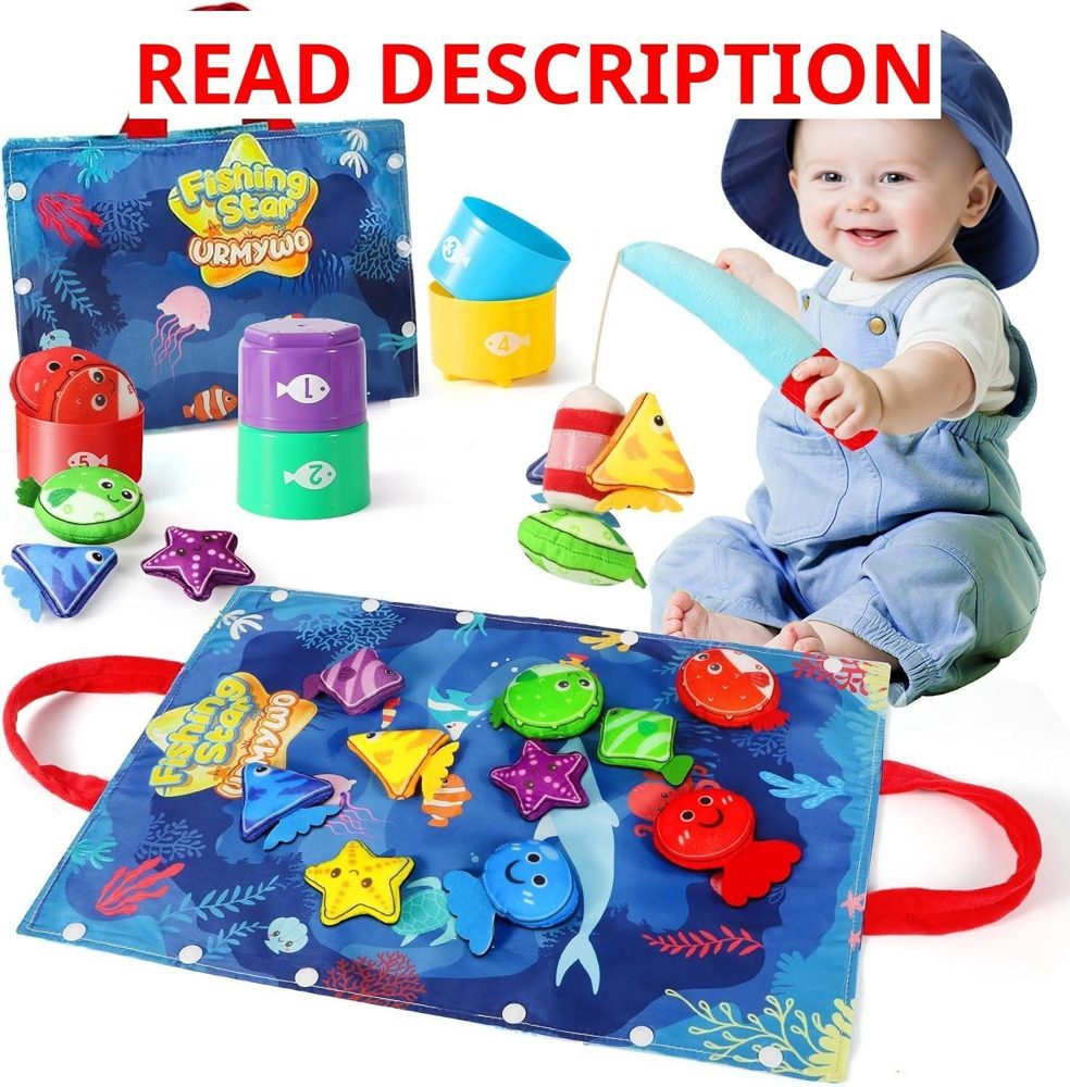 Montessori Toys 1-2 Years Old Fishing Game