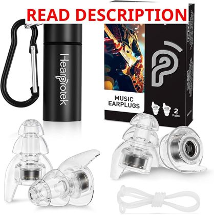 Hearprotek Concert Ear Plugs 2 Pairs