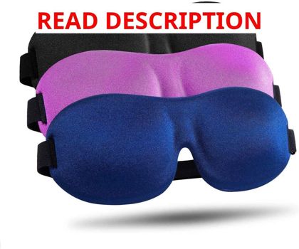 LKY DIGITAL Sleep Mask for Side Sleeper 3 Pack