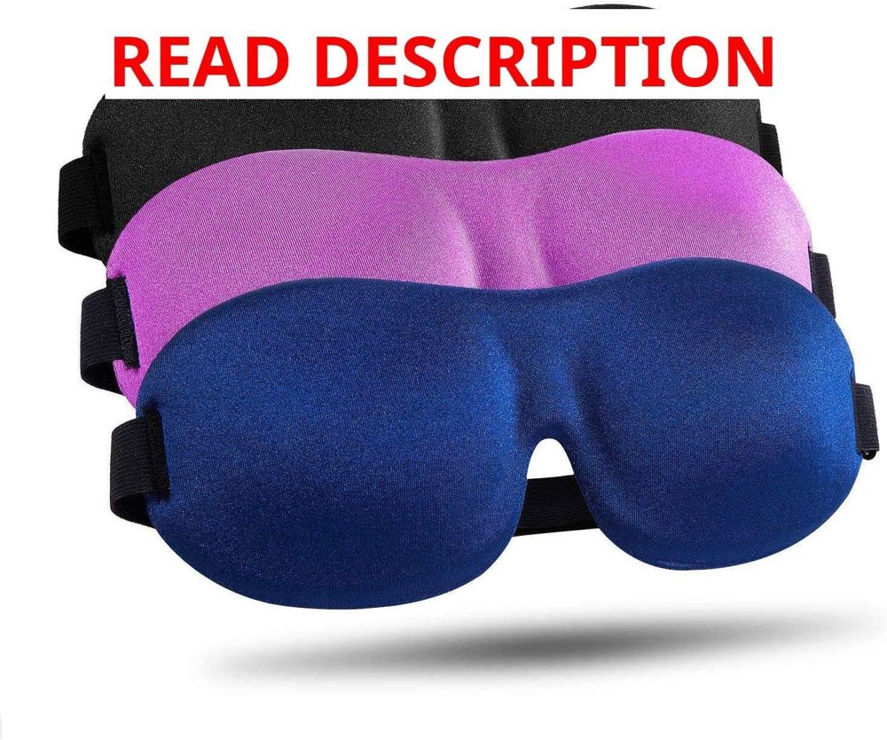 LKY DIGITAL Sleep Mask for Side Sleeper 3 Pack