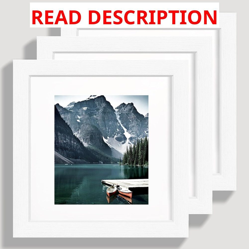 Hongkee 6x6 Picture Frames Set of 3