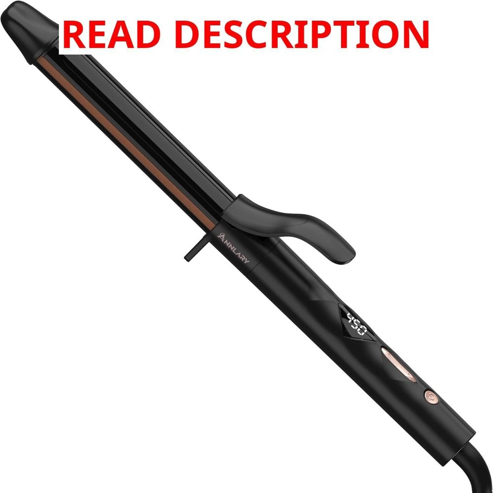 ANNLARY 1-Inch Curling Iron 8 Heat Settings