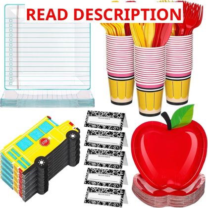 Honeydak Back to School Party Set 288 Pcs
