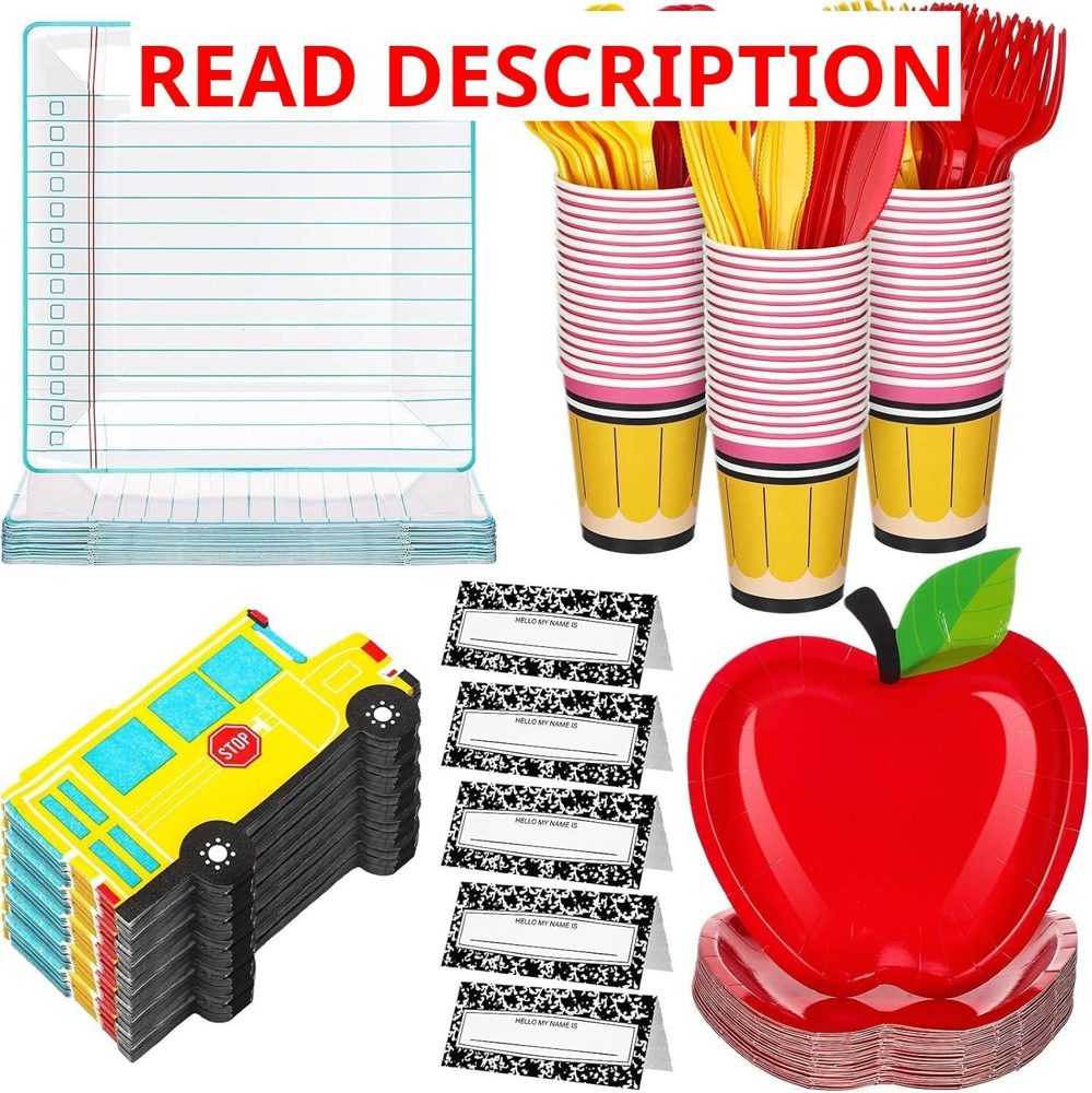 Honeydak Back to School Party Set 288 Pcs