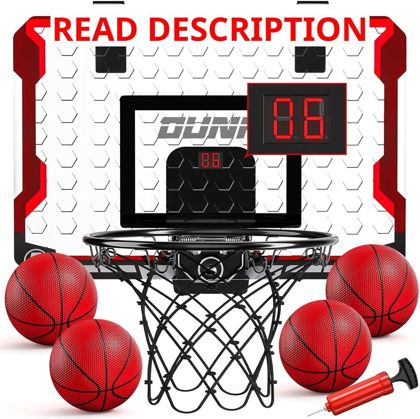 TEMI Indoor Mini Basketball Hoop for Kids