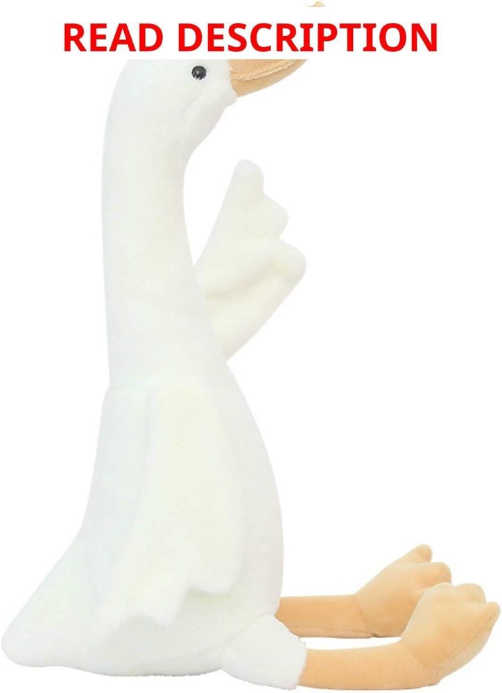 15.7" Swan Stuffed Animal Goose Plush White Toy