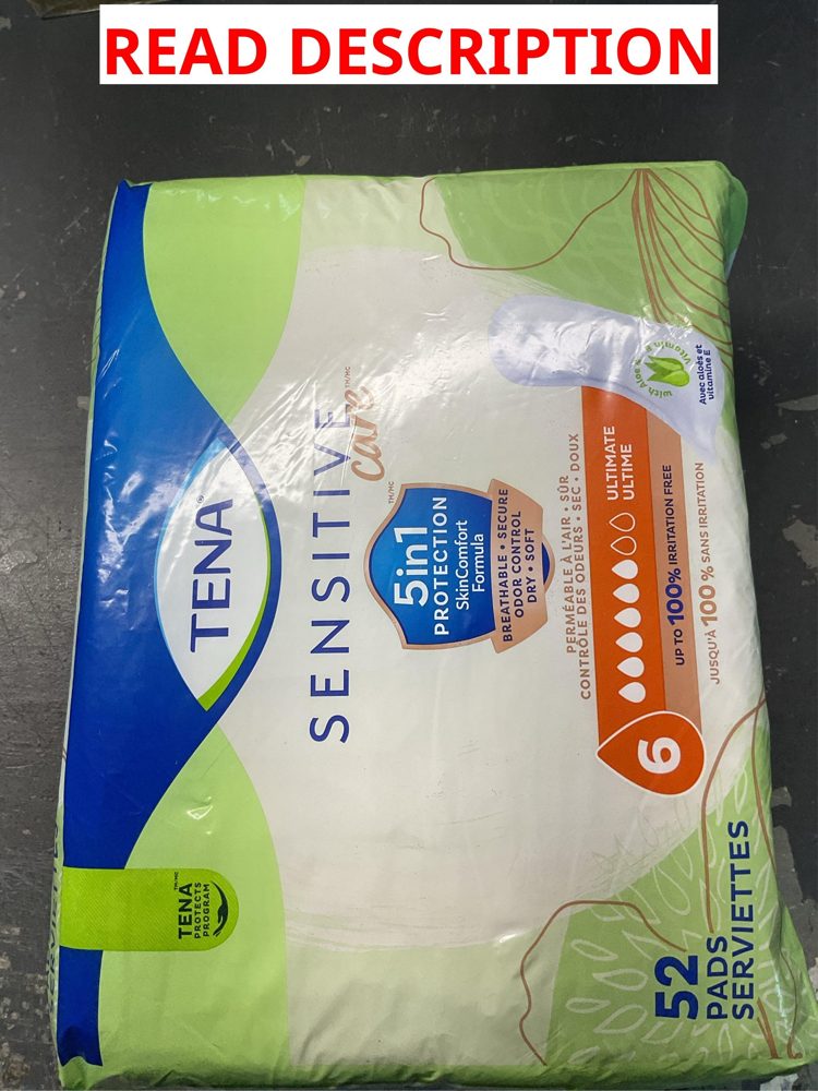 Tena Sensitive Care Pads (52 Pack)