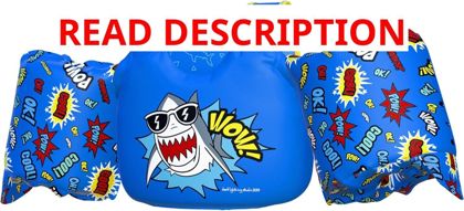 Dark Lightning Toddler Swim Vest 33-55 lb USCG
