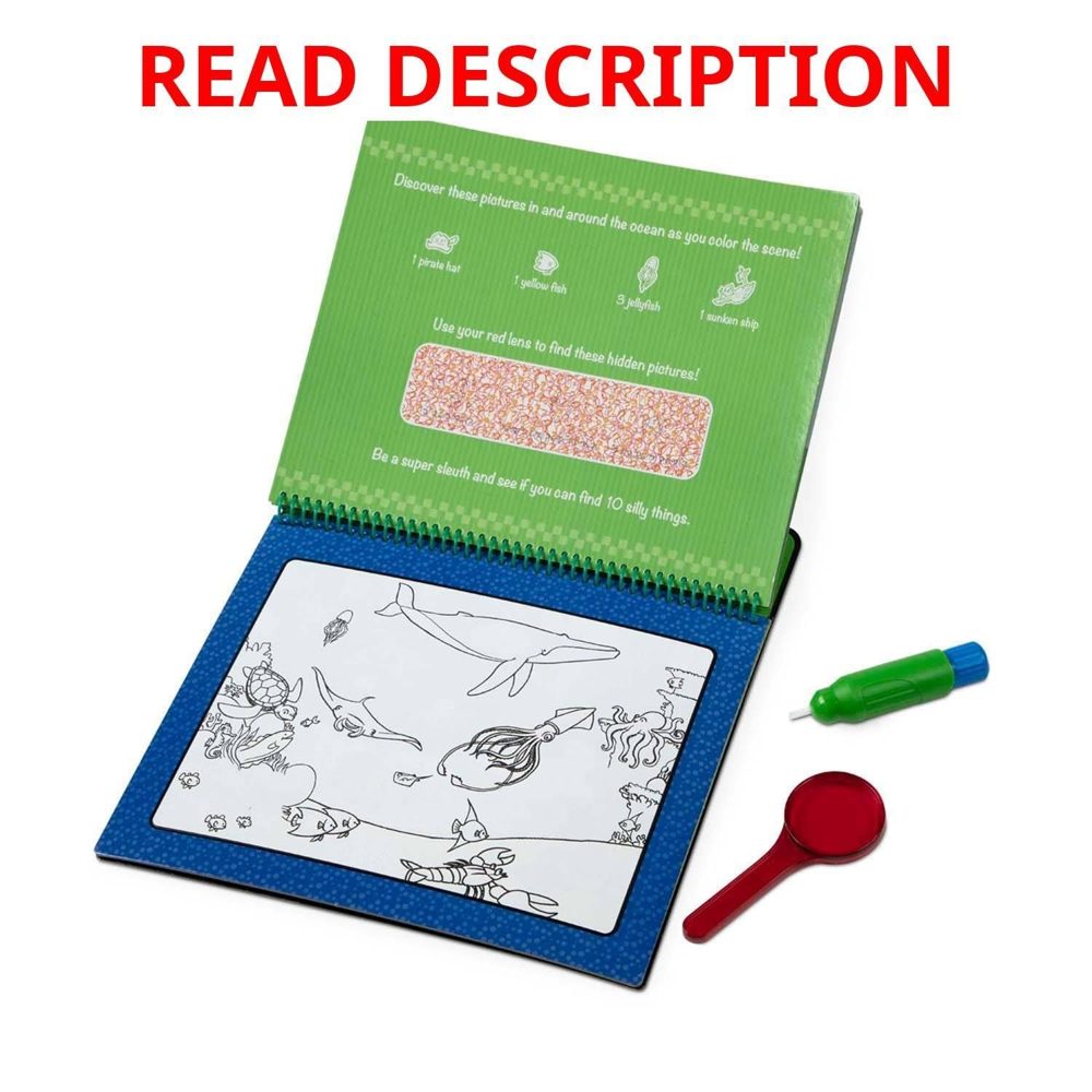 Melissa & Doug Water Wow! Animal Art Pad