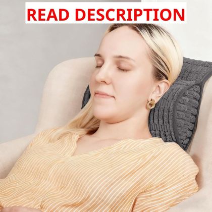 WdFour Neckroll Pillow for Neck (Gray)
