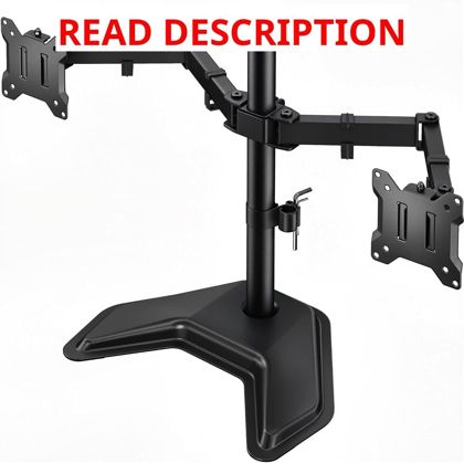 monTEK Dual Monitor Stand for 17-32"