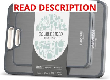 Titanium Cutting Board Double Sided