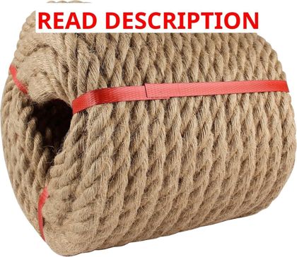 Manila Rope 3/4in x 50ft Natural Hemp Rope