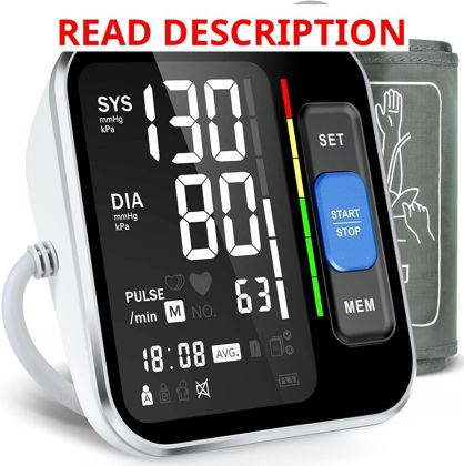 Upper Arm Blood Pressure Monitor 240 Memory