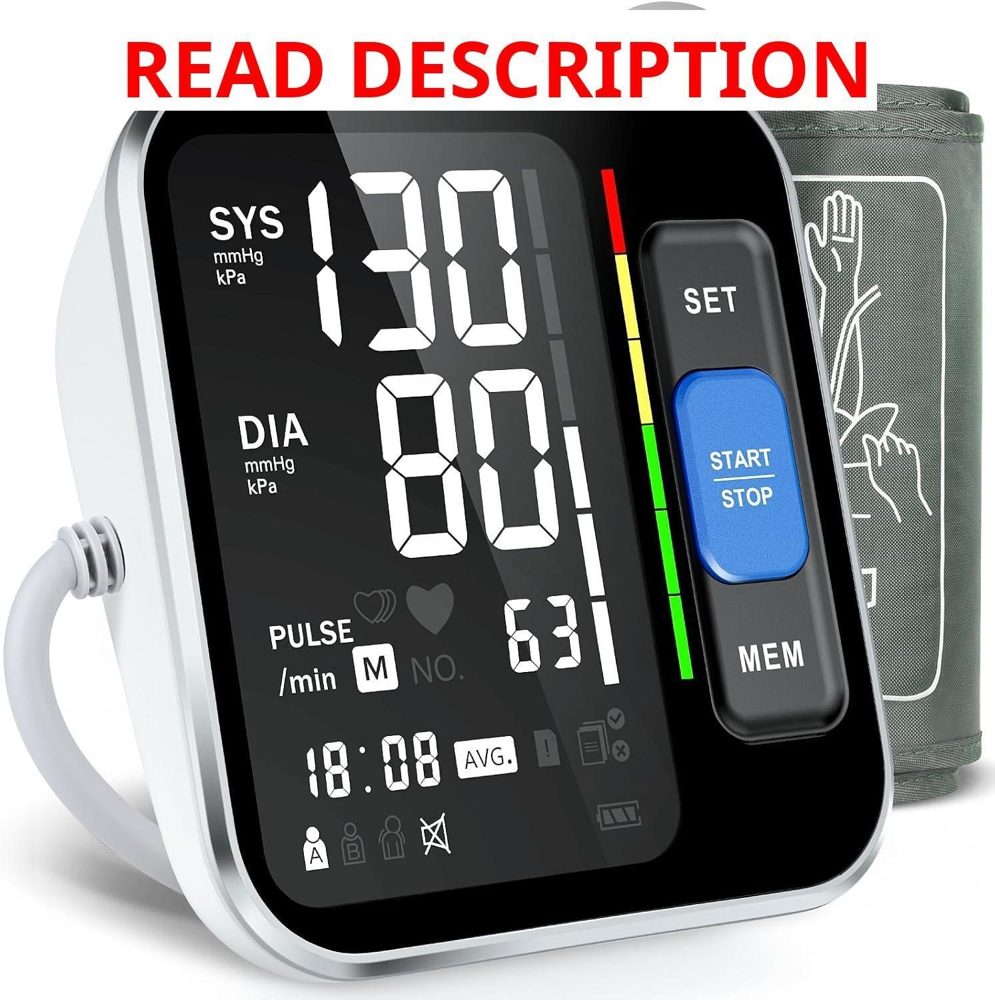 Upper Arm Blood Pressure Monitor 240 Memory