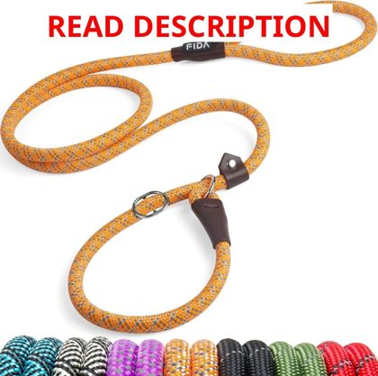 Fida Durable Slip Lead Dog Leash 6 FT x 1/2"