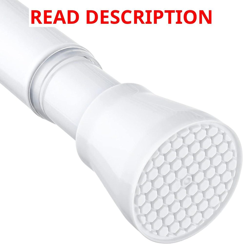MEXAU Tension Curtain Rod 28-48 Inch White