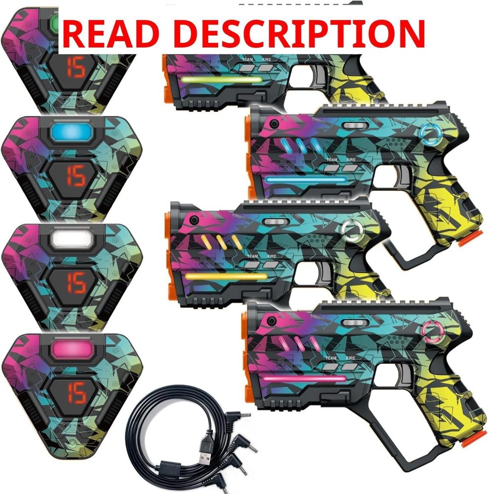 Laser Tag Set of 4 for Kids & Teens