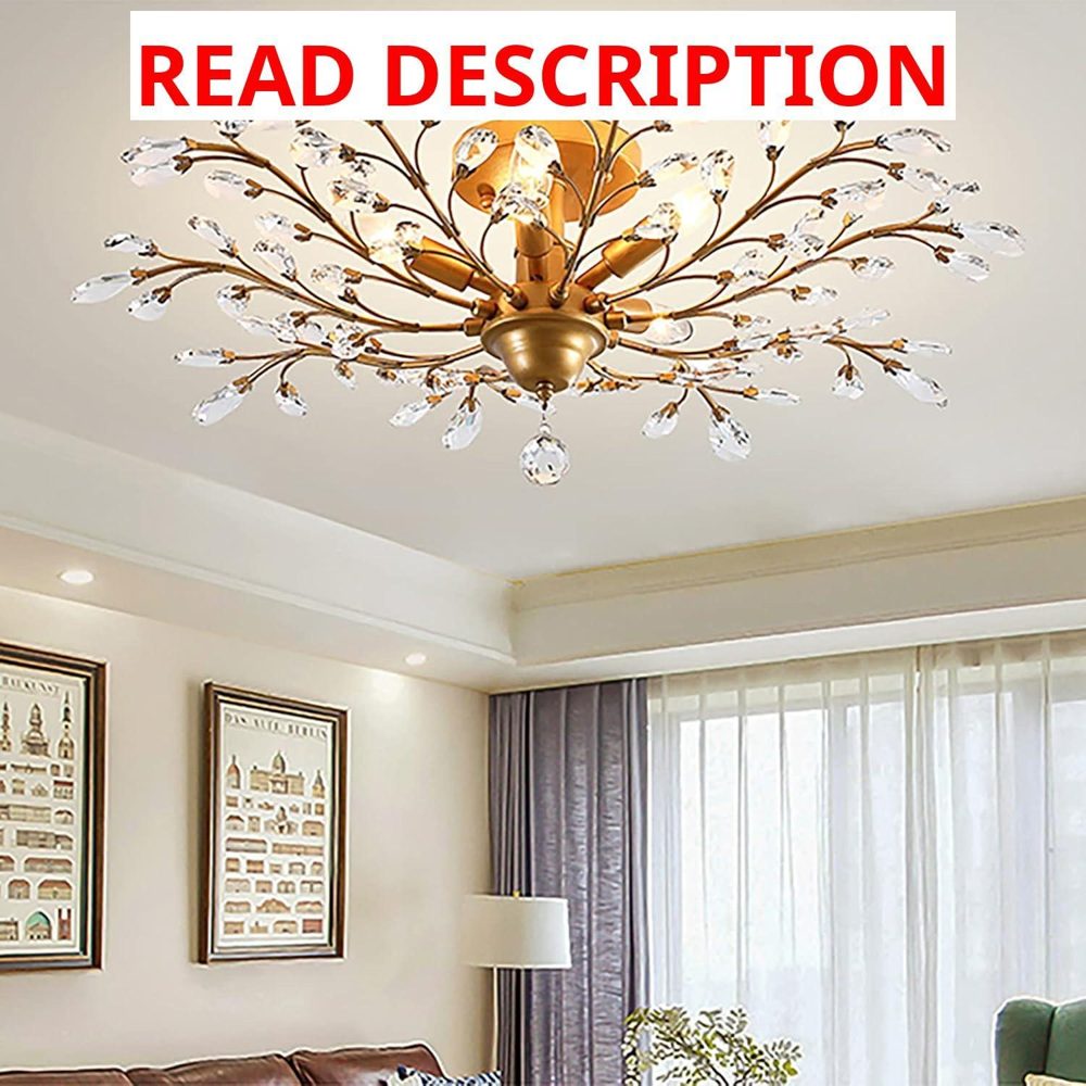 Ganeed 5-Light Crystal Chandelier