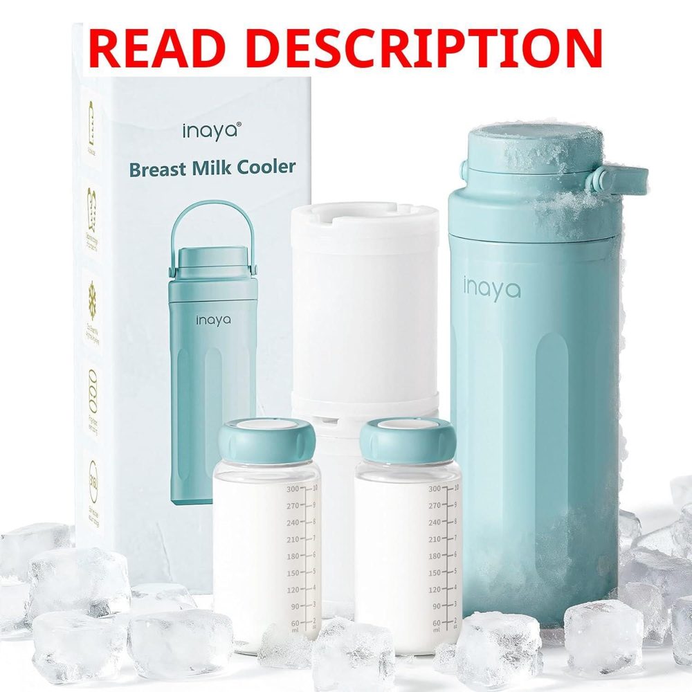 Inaya 22oz Breast Milk Cooler Mint Blue