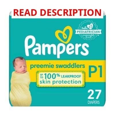 Pampers Swaddlers Preemie 27ct