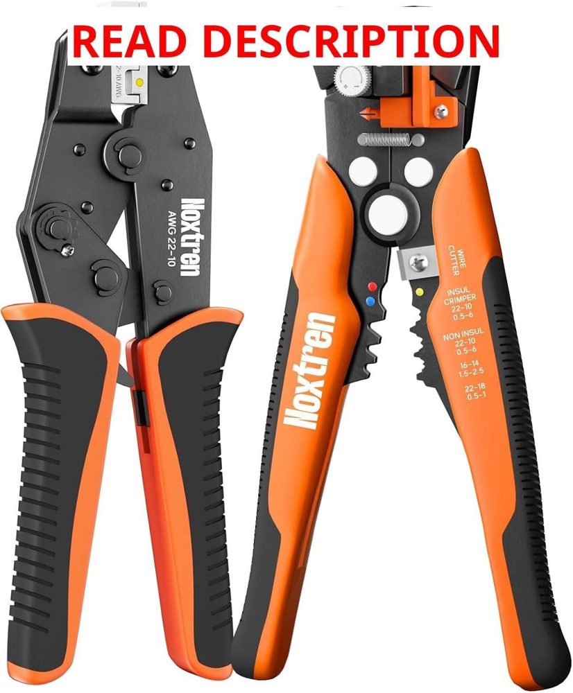 Wire Stripper & Crimping Tool Set 2-Piece
