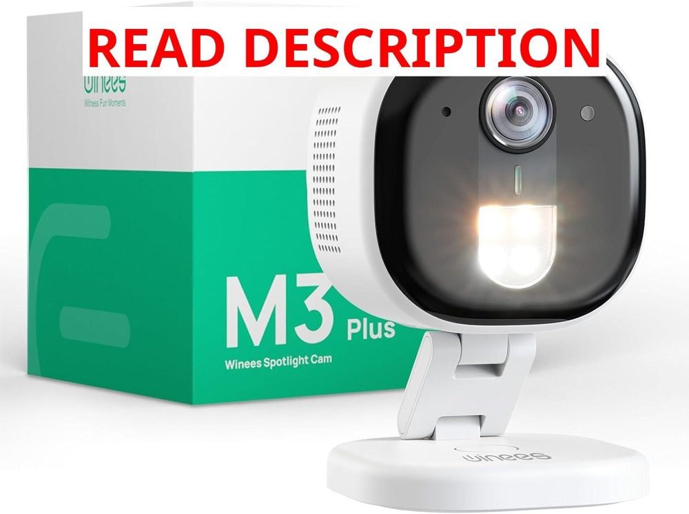 Winees Outdoor Security Camera Wired 2K 4MP