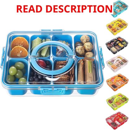 Snackle Box Divided Tray with Lid
