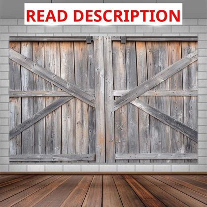 Wooden Barn Door Backdrop for Photography