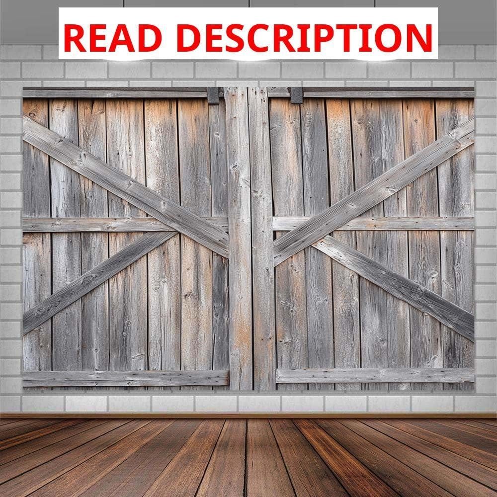 Wooden Barn Door Backdrop for Photography