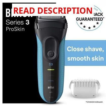 Braun Series 3 3010s Wet & Dry Shaver with Cap