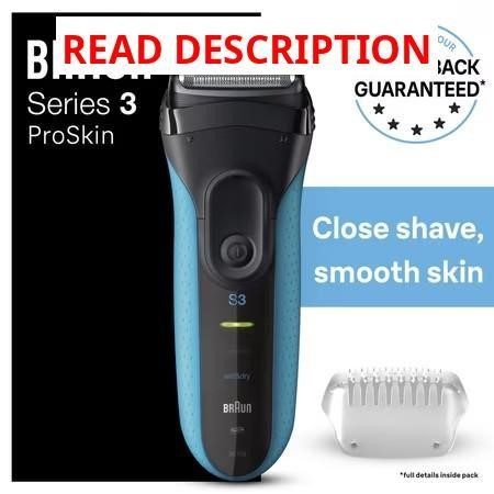 Braun Series 3 3010s Wet & Dry Shaver with Cap