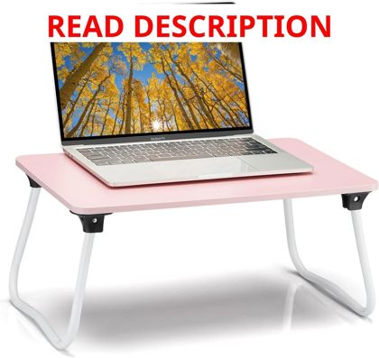 Ruxury Foldable Lap Desk Laptop Stand Pink