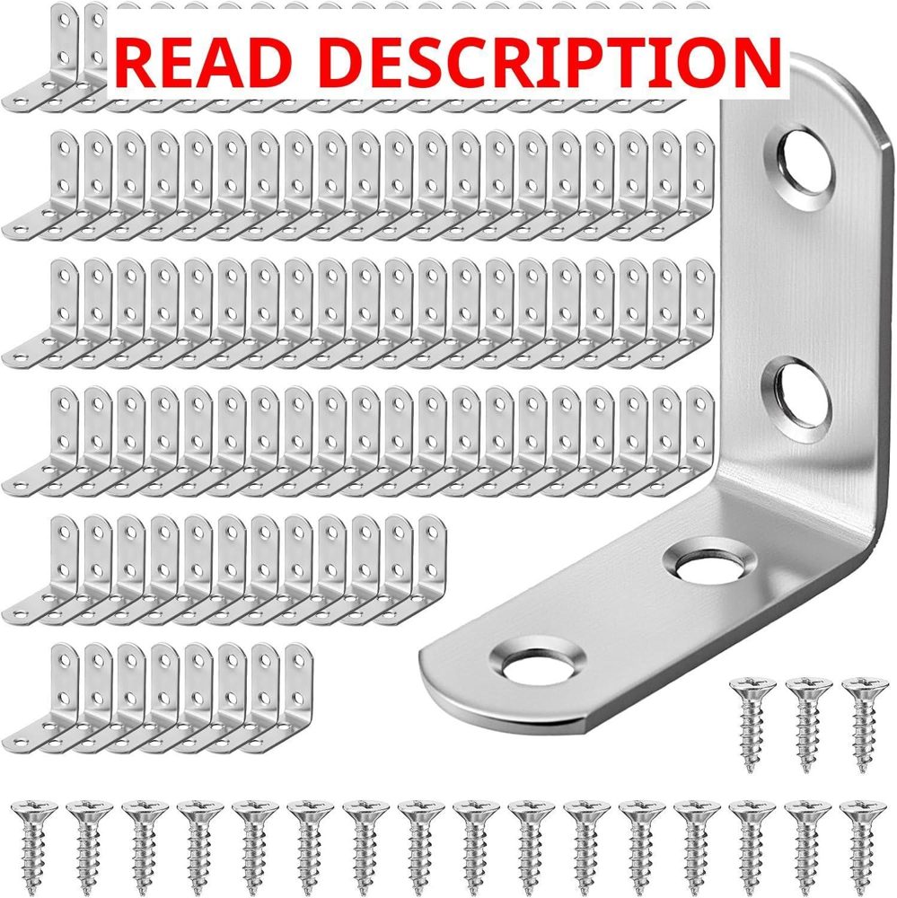 L-Shaped Bracket Corner Brace 1.57" x1.57"